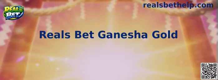 Interface temática do jogo Reals Bet Ganesha Gold