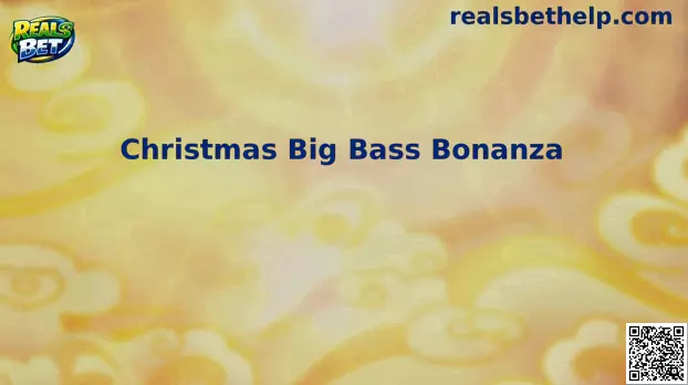 Christmas Big Bass Bonanza Banner
